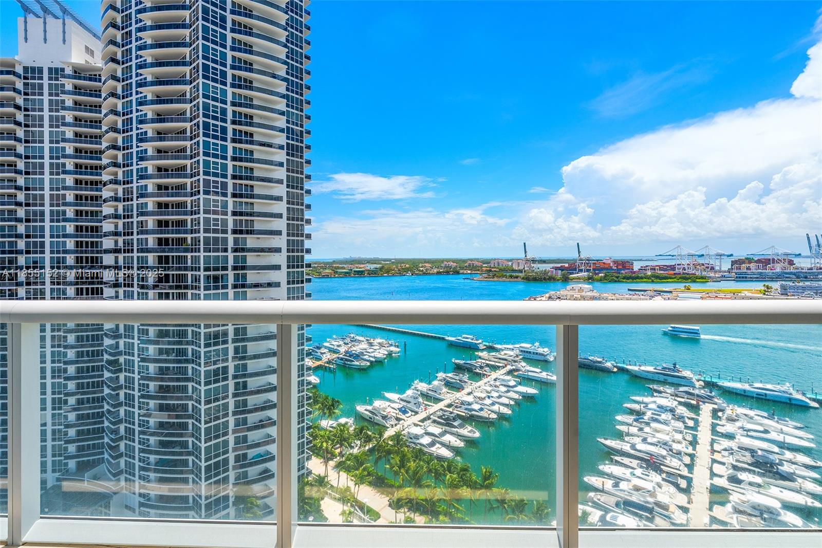 450 Alton Road, Unit 1907 Miami Beach, FL 33139 - Photo 20 of 64 a view of swimming pool from a balcony