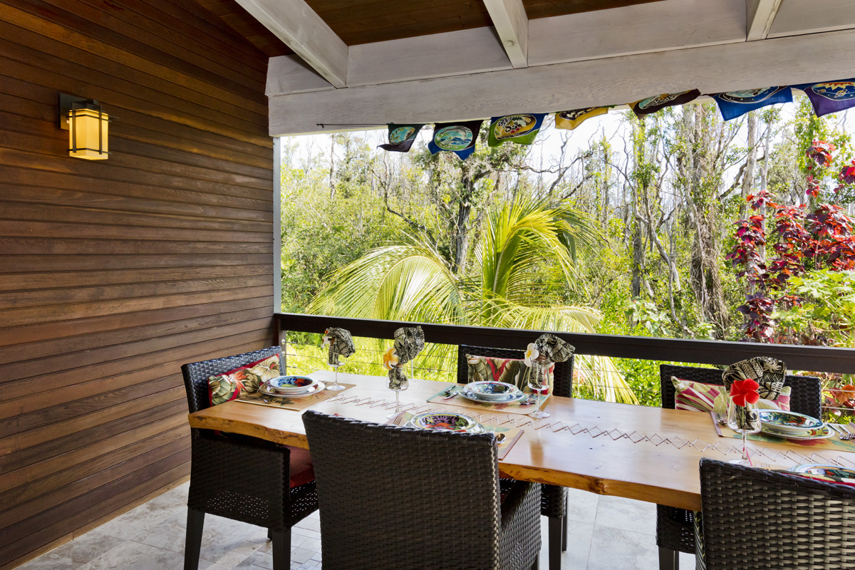 12-7002 Ho'Eunalu Street Pahoa, HI 96778 - Photo 7 of 26 a view of table and chairs in patio