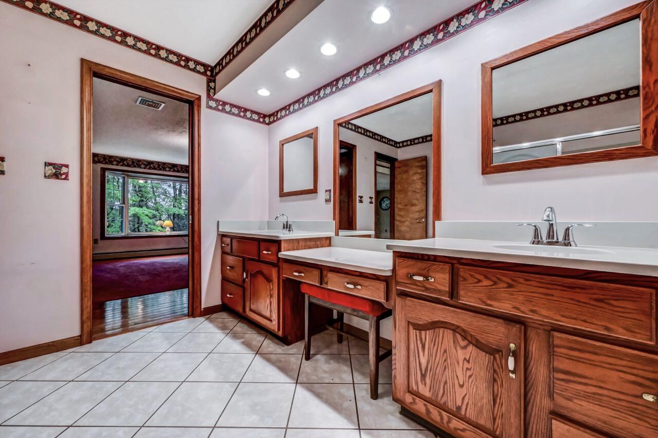 148 Potato Path Road Kunkletown, PA 18058 - Photo 23 of 54 Double Sinks w/ Built-In Vanity