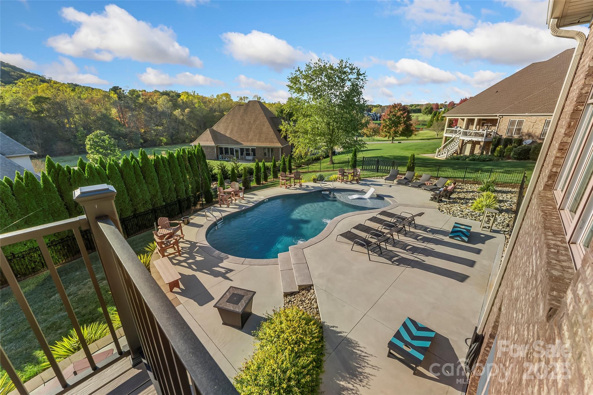 5836 Bakers Point Hickory, NC 28602 - Photo 37 of 48 a view of a swimming pool with a patio