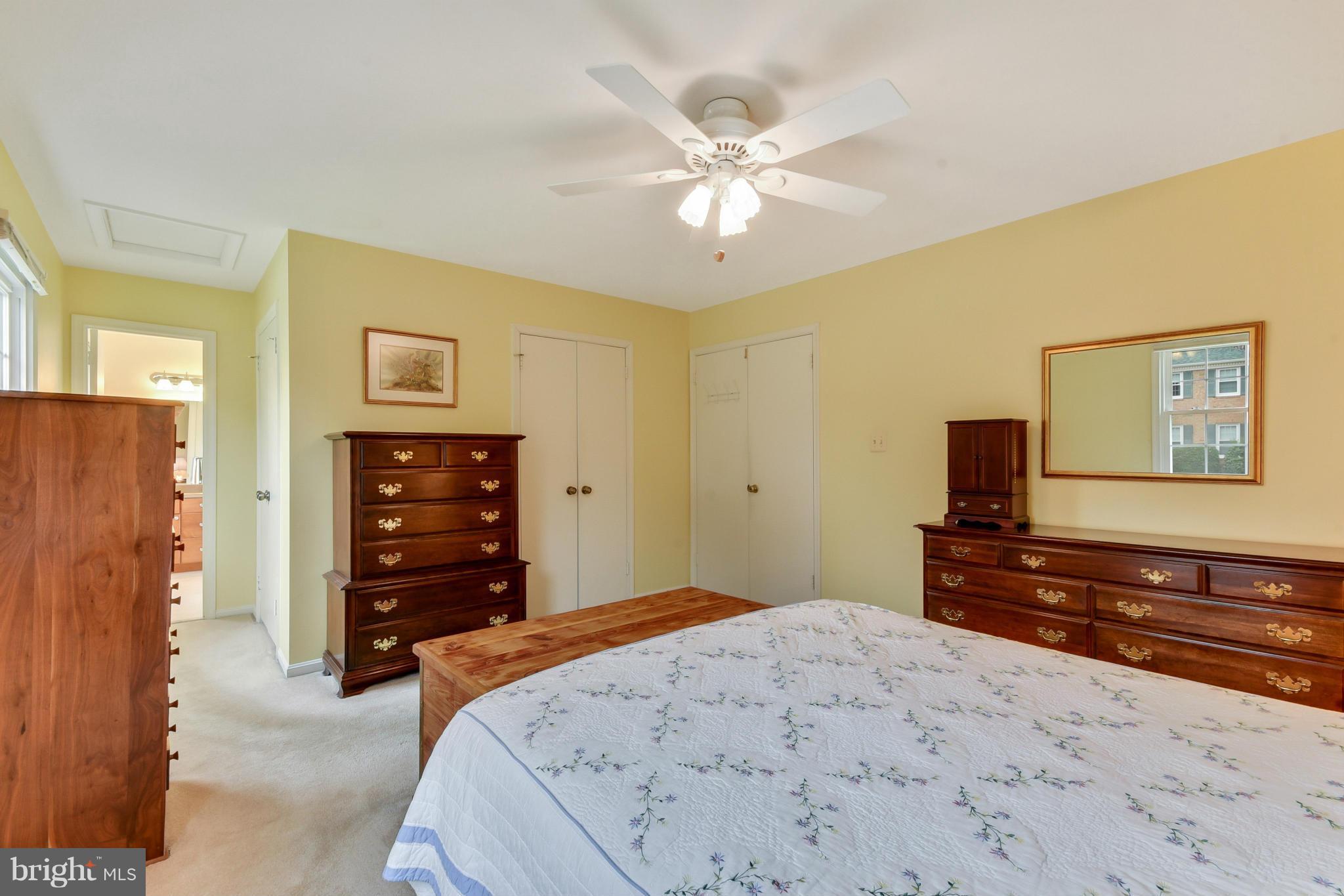 8135 Viola Street Springfield, VA 22152 - Photo 15 of 30 Double closets in the master bedroom