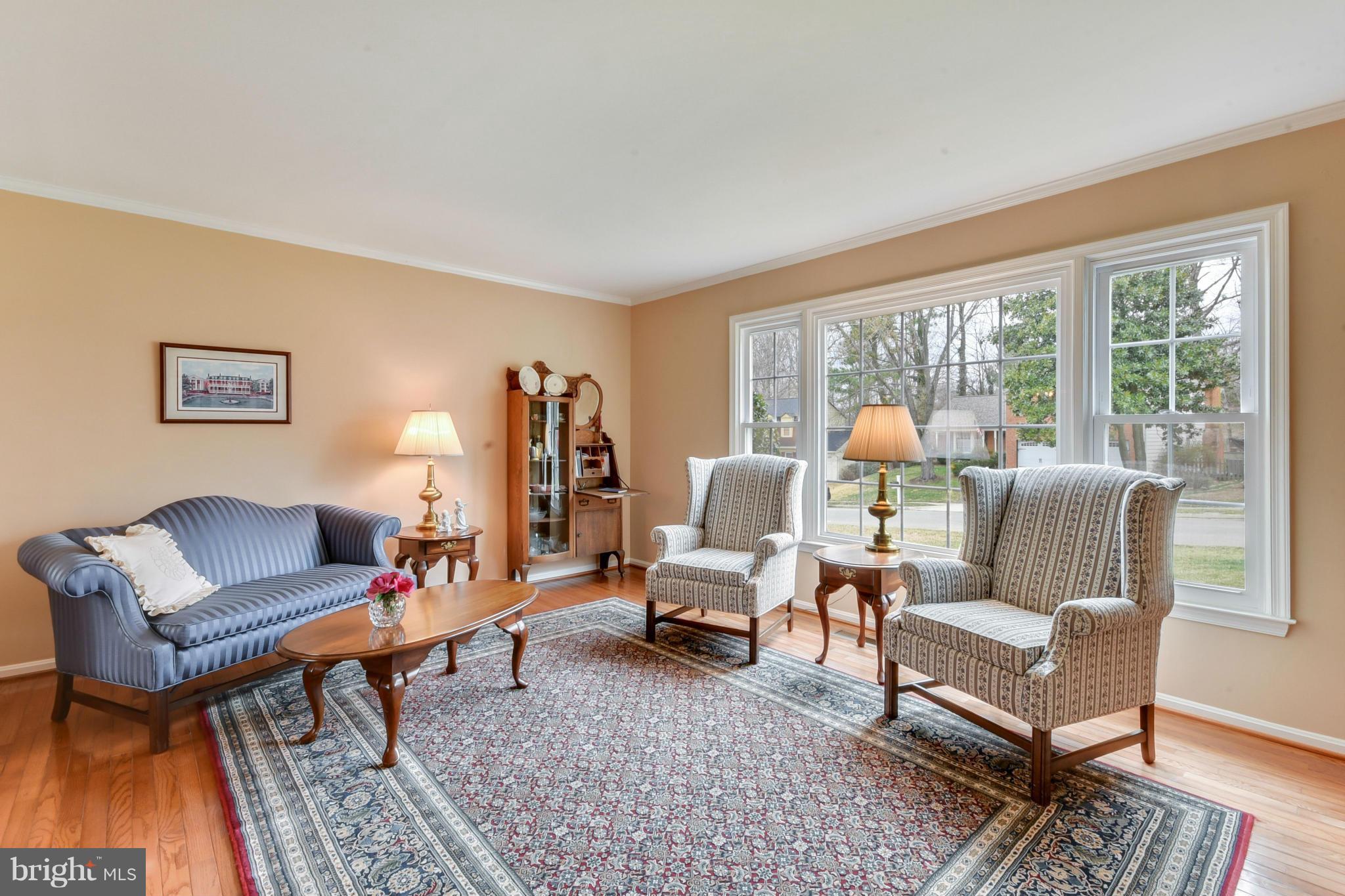 8135 Viola Street Springfield, VA 22152 - Photo 3 of 30 Bright living room with large window