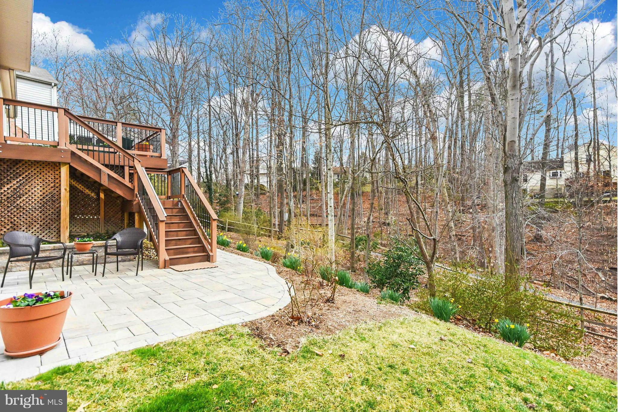 8135 Viola Street Springfield, VA 22152 - Photo 25 of 30 Patio and deck overlooking community playground