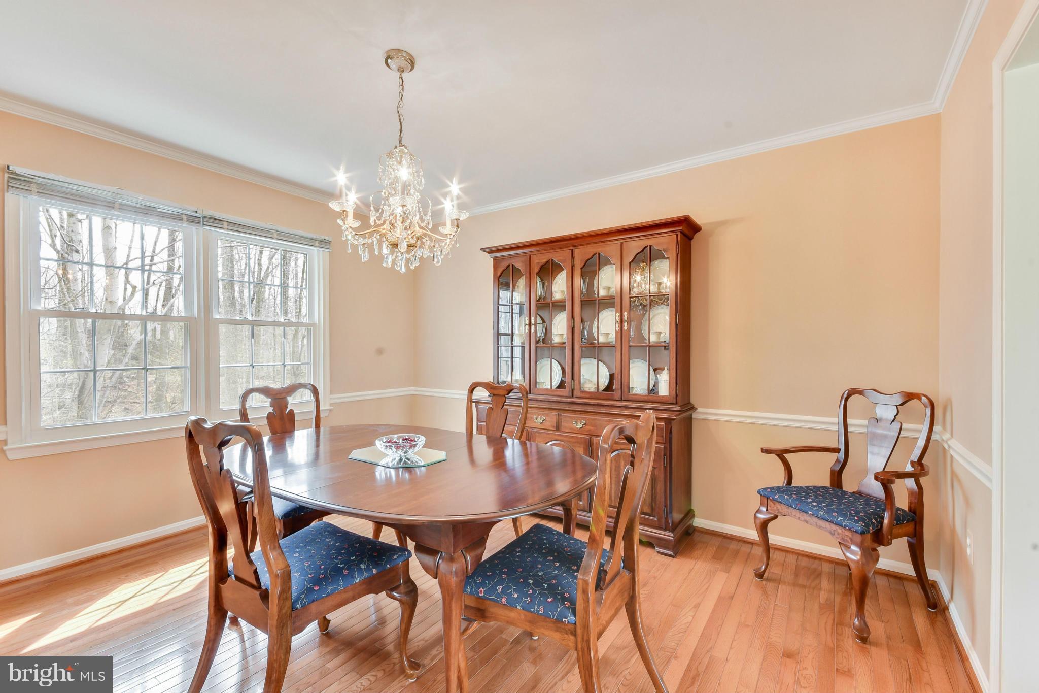 8135 Viola Street Springfield, VA 22152 - Photo 5 of 30 Dining Room overlooking back landscaped yard
