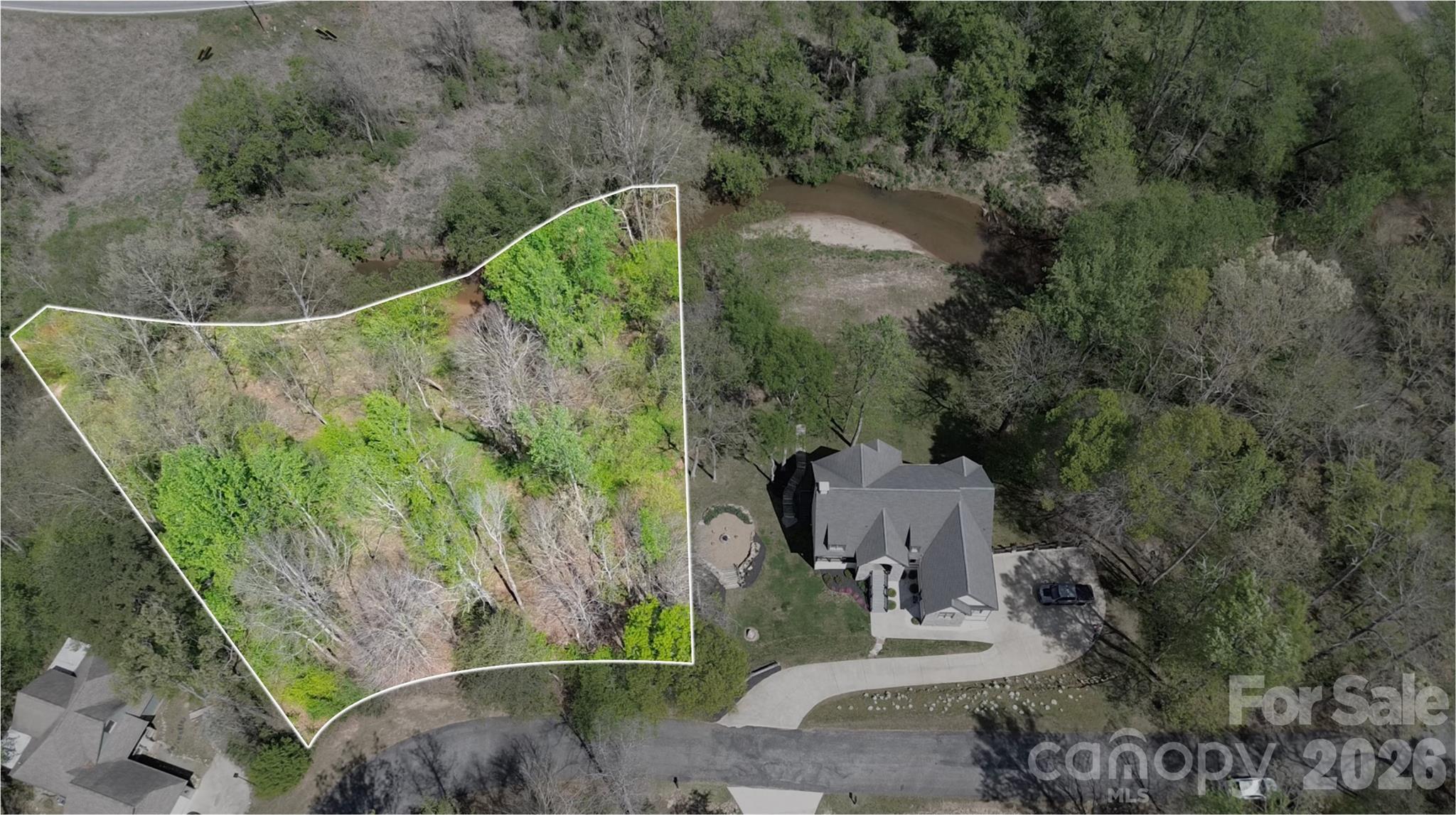 a view of a wooden bridge
