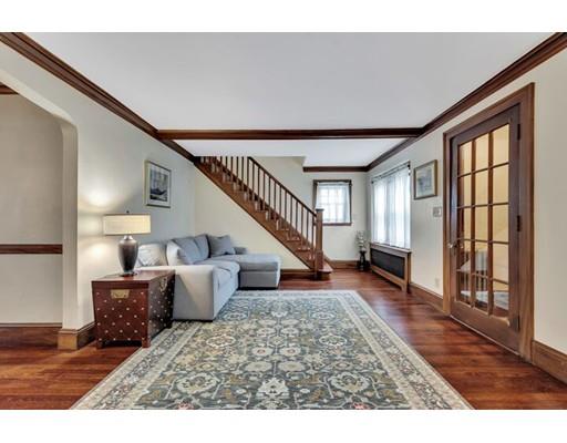 21 Homewood Road Boston, MA 02132 - Photo 6 of 25 a view of entryway and hall with wooden floor