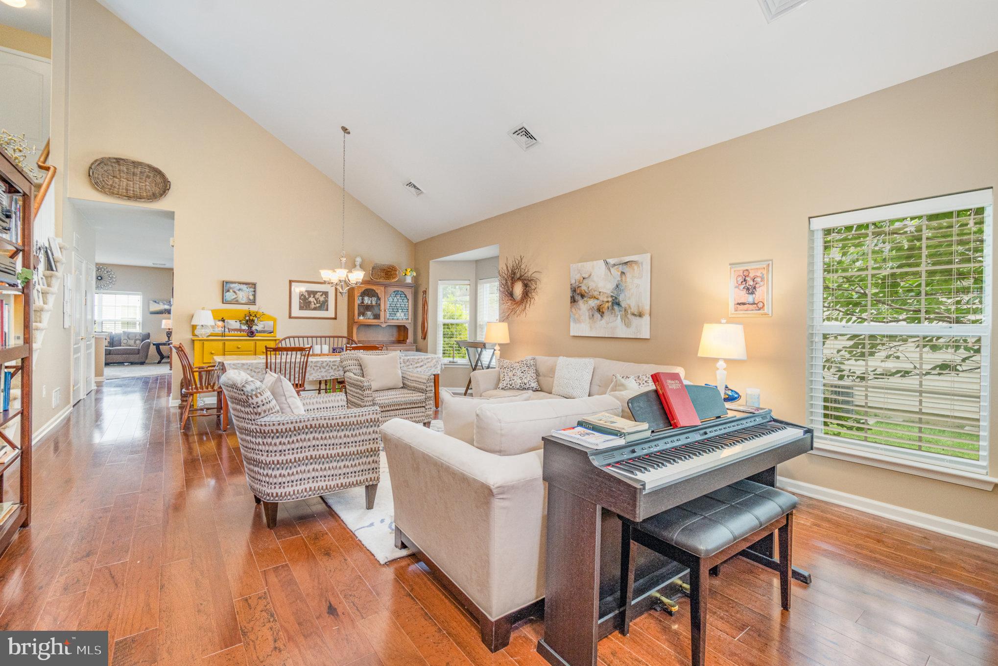 Living Room w/ wood floors