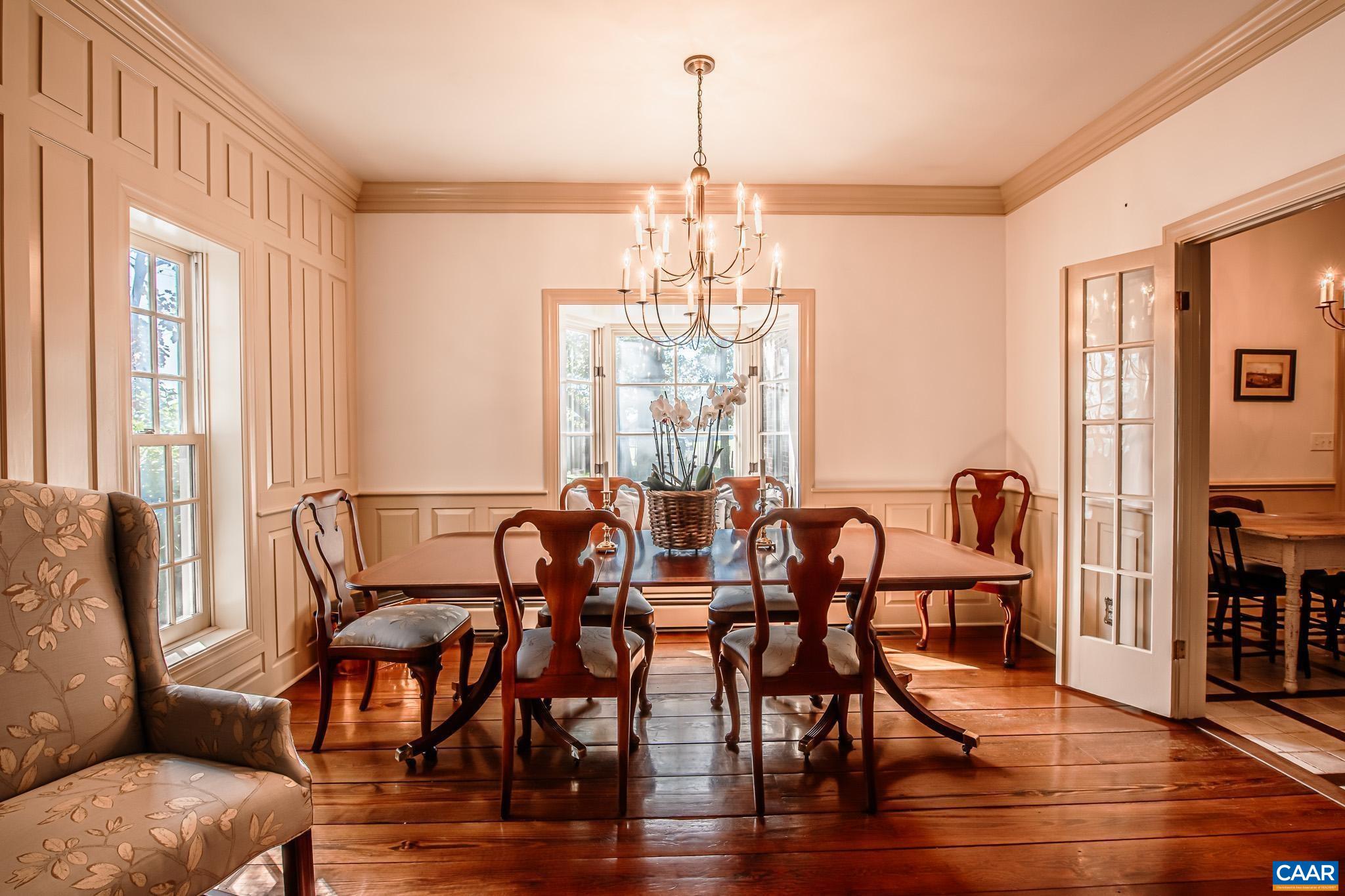 263 Baynes Road Waynesboro, VA 22980 - Photo 33 of 74 a view of a dining room with furniture window and wooden floor