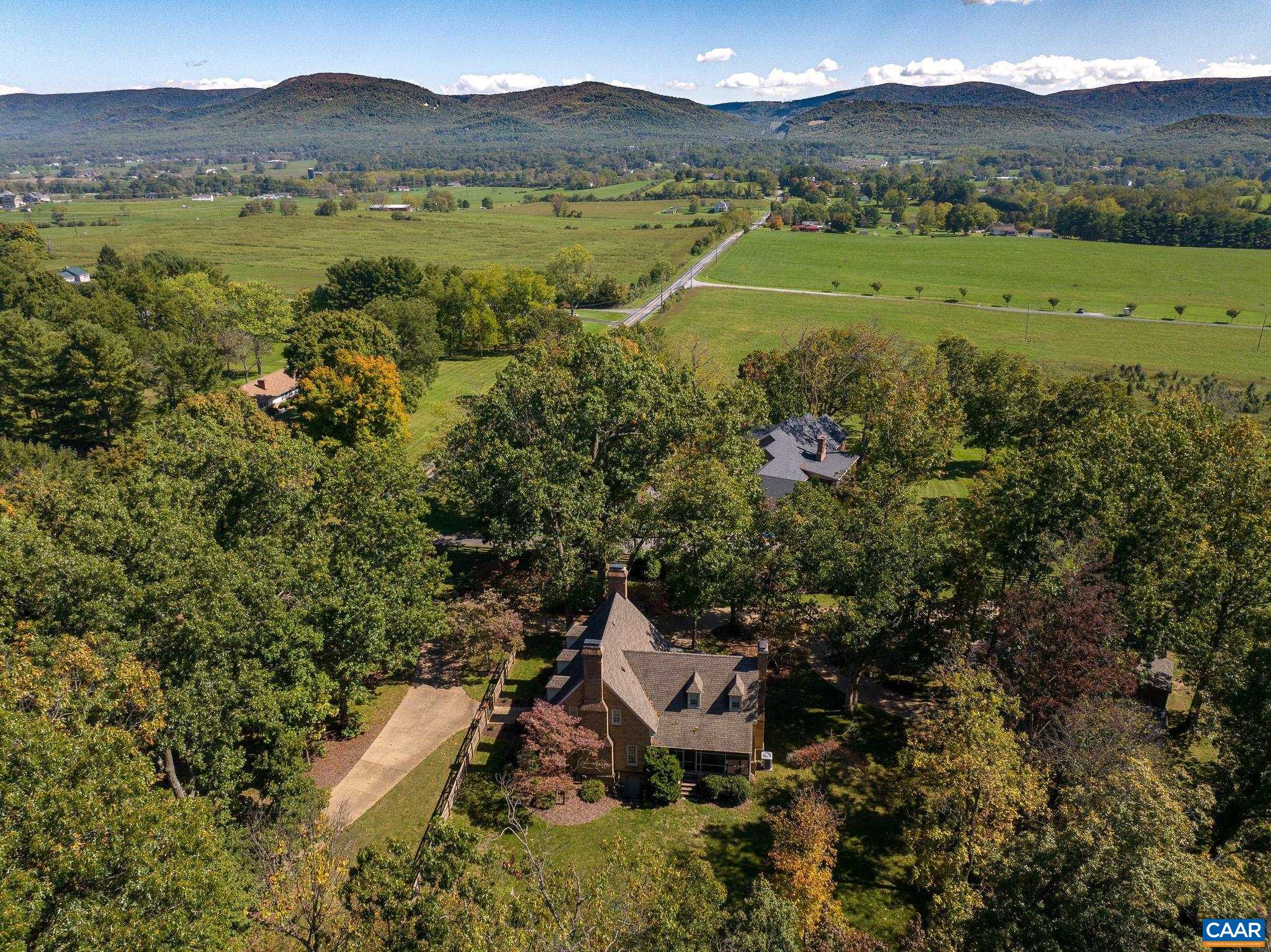 263 Baynes Road Waynesboro, VA 22980 - Photo 55 of 74 a view of a town with mountains in the background