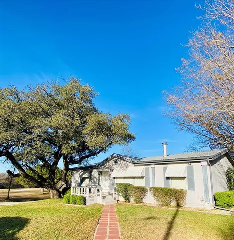 a view of an swimming pool with an outdoor space