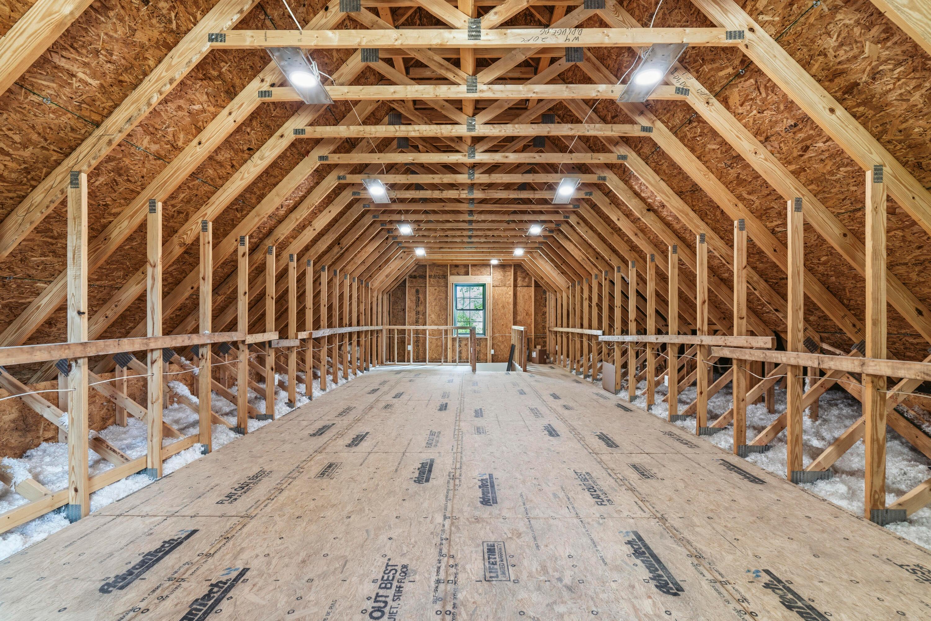 8002 Maxtown Road Westerville, OH 43082 - Photo 65 of 77 Unfinished 600+ sq ft above garage
