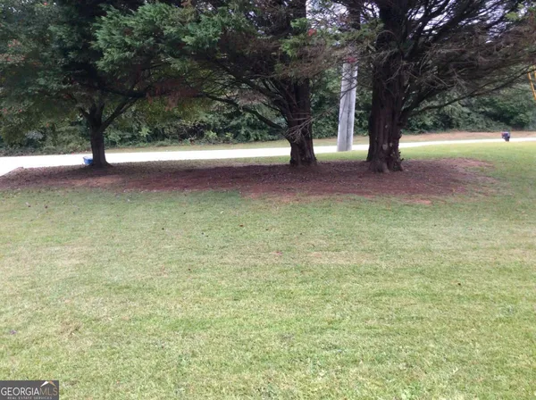 a view of an outdoor space and a yard