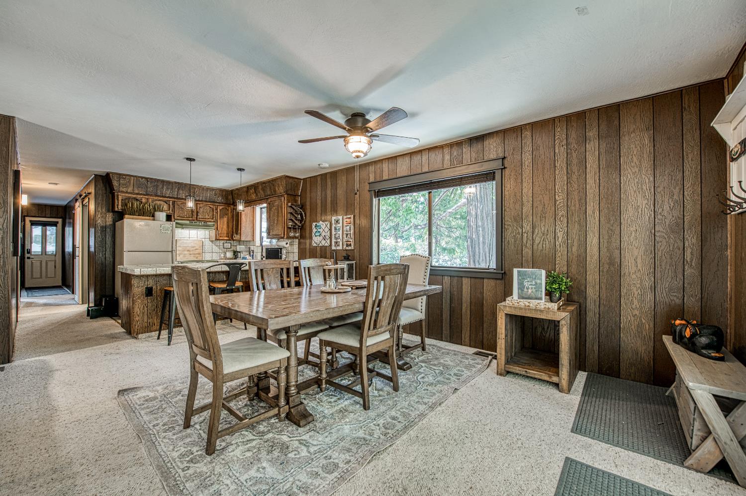 42488 Rock Ledge Road Shaver Lake, CA 93664 - Photo 11 of 37 a dining room with furniture and window