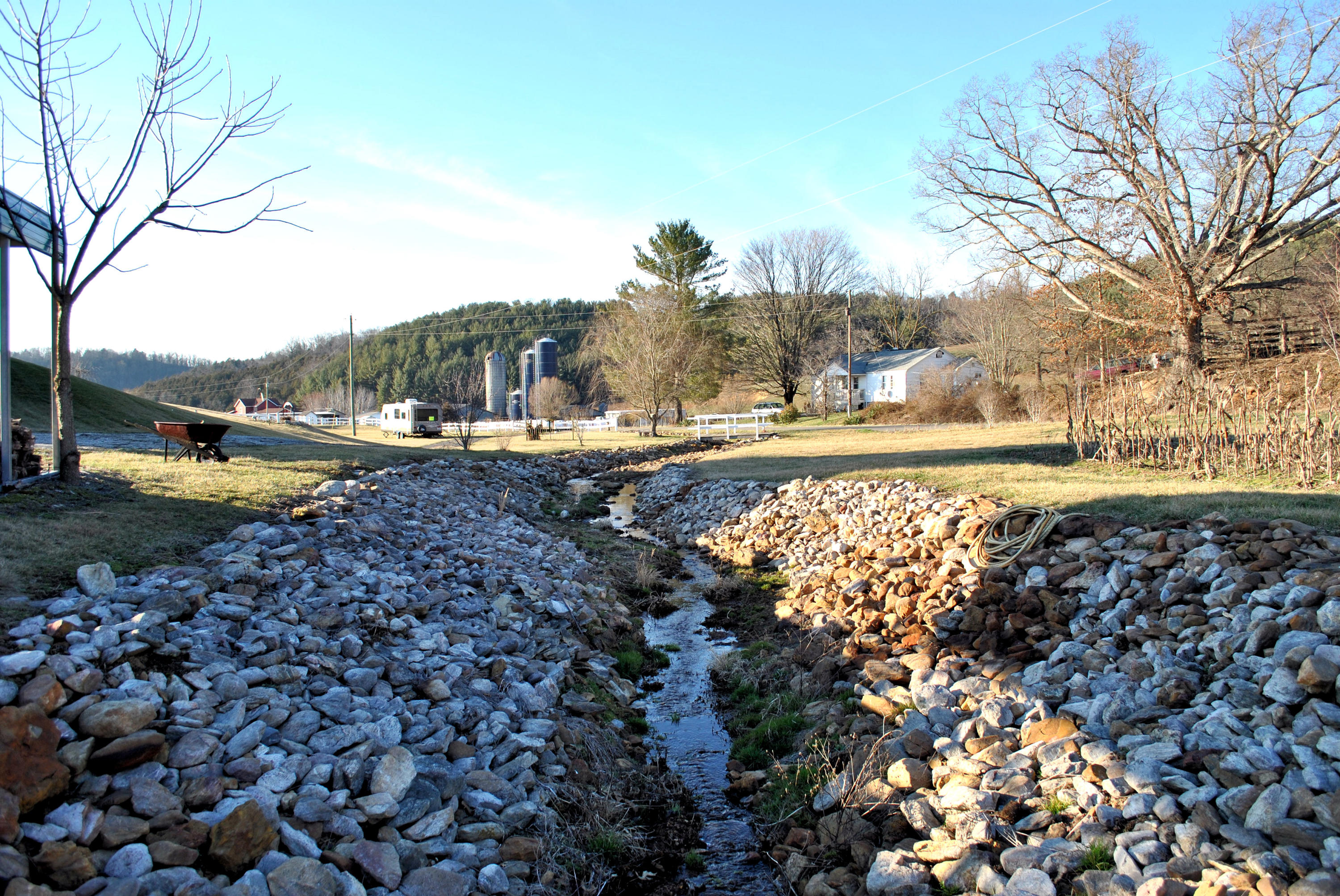 785 Union Valley Road Riner, VA 24149 - Photo 11 of 86 a view of a yard with wooden fence