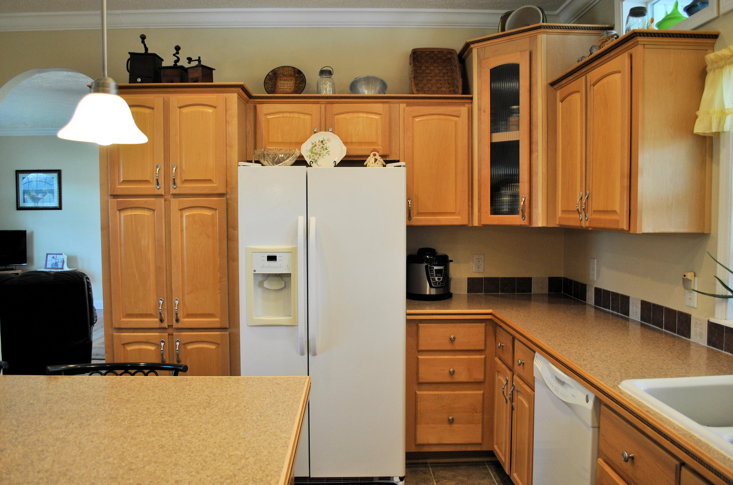 785 Union Valley Road Riner, VA 24149 - Photo 33 of 86 a kitchen with stainless steel appliances granite countertop a refrigerator and a sink