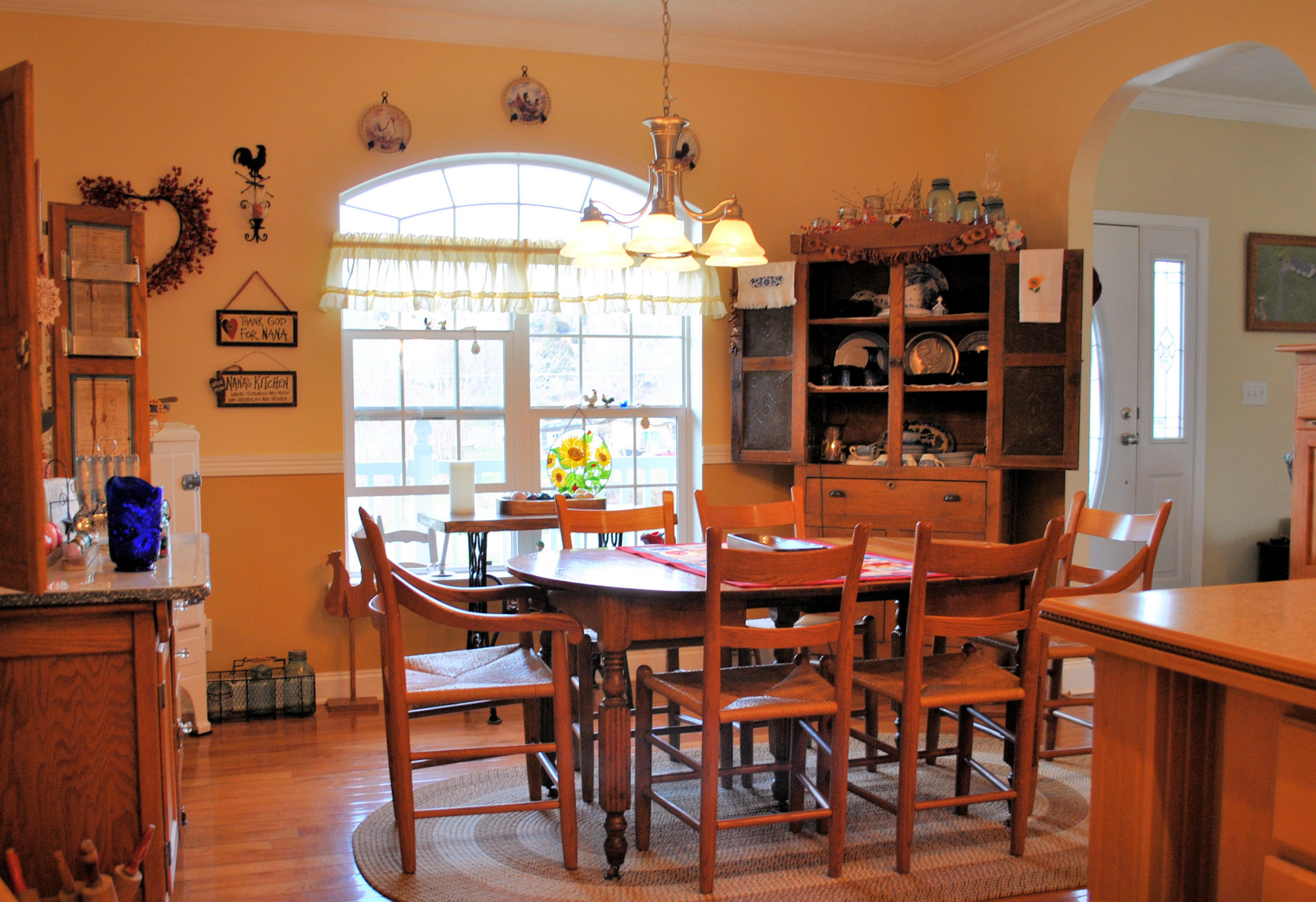 785 Union Valley Road Riner, VA 24149 - Photo 37 of 86 a view of a dining room with furniture and a window