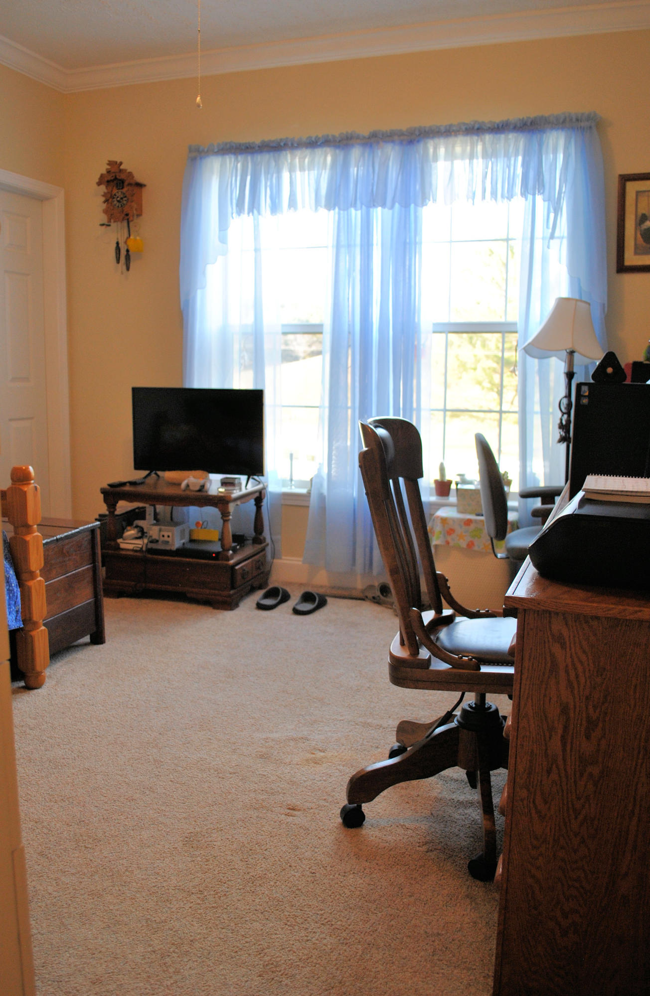 785 Union Valley Road Riner, VA 24149 - Photo 47 of 86 a view of a workspace with furniture and a window