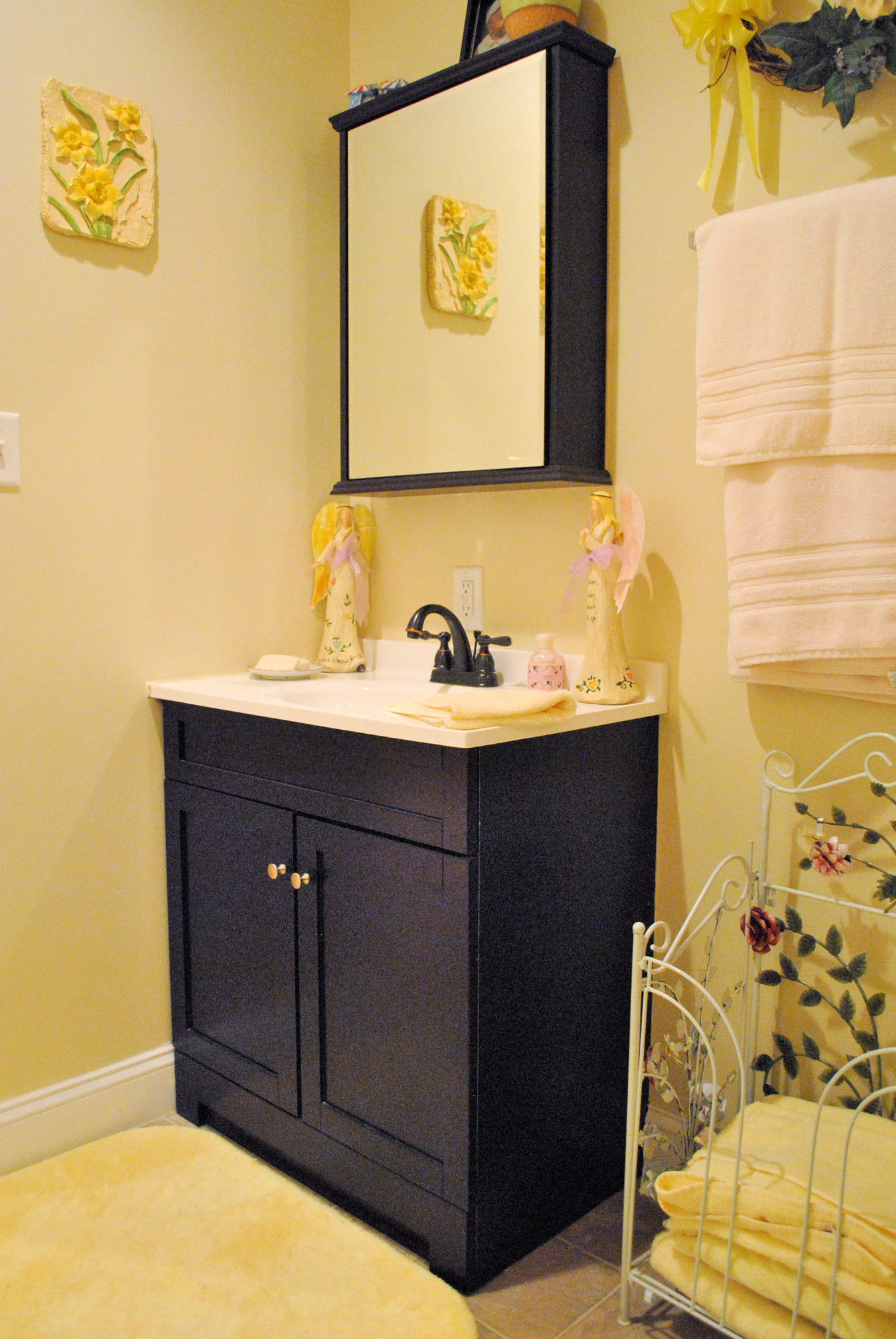 785 Union Valley Road Riner, VA 24149 - Photo 71 of 86 a bathroom with a sink and a mirror