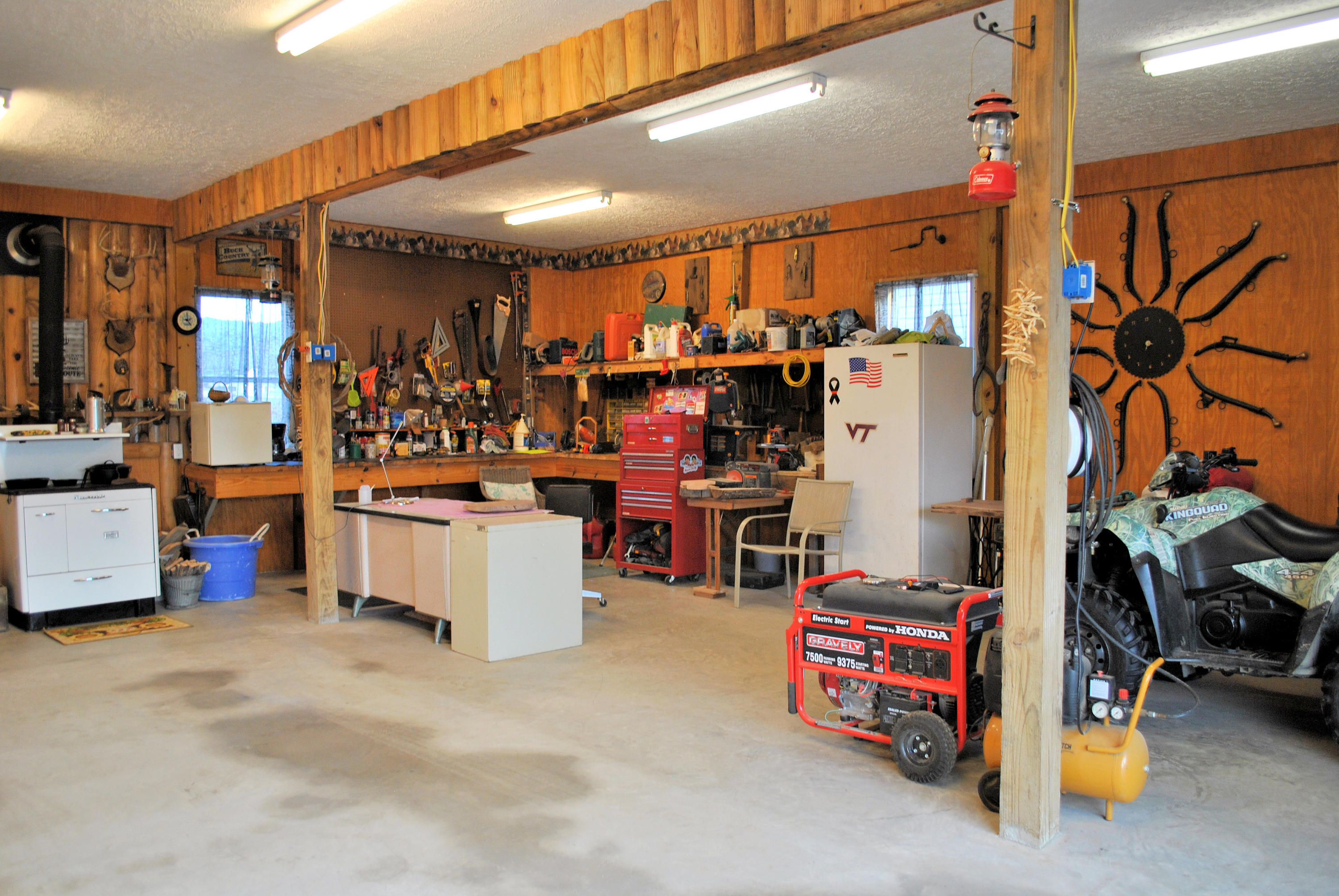 785 Union Valley Road Riner, VA 24149 - Photo 80 of 86 Nice Workshop Inside Garage