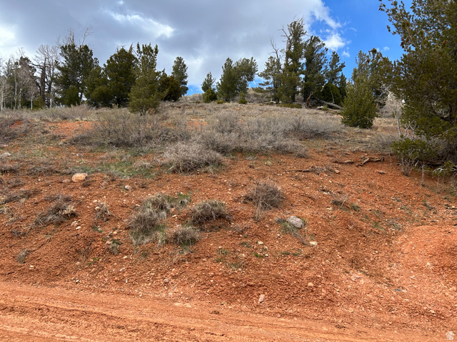 524 West Ski View Drive Brian Head, UT 84719 - Photo 10 of 11 Sloping terrain featuring red-hued soil and scattered rocks
