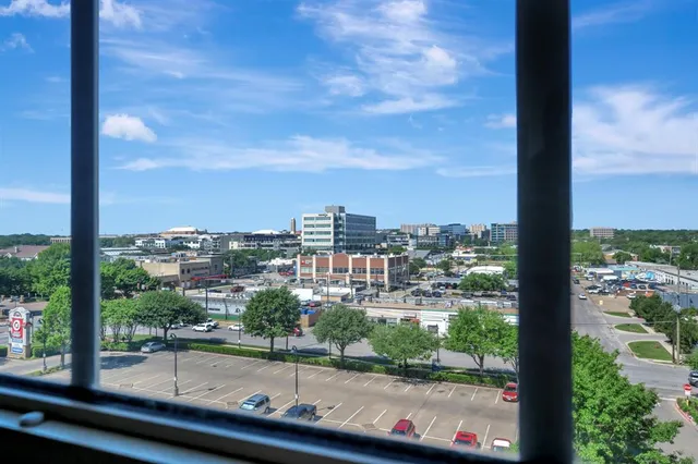 a view of a city from a window