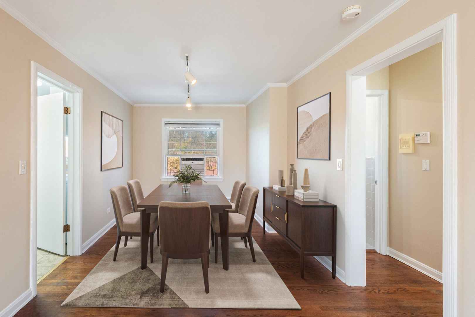 2252 Sherman Avenue, Unit 2 Evanston, IL 60201 - Photo 12 of 24 a view of a dining room with furniture window and wooden floor