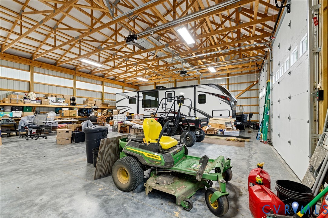 2284 Wallace's Bridge Road Lunenburg, VA 23952 - Photo 74 of 89 Spacious industrial-style interior with exposed wo