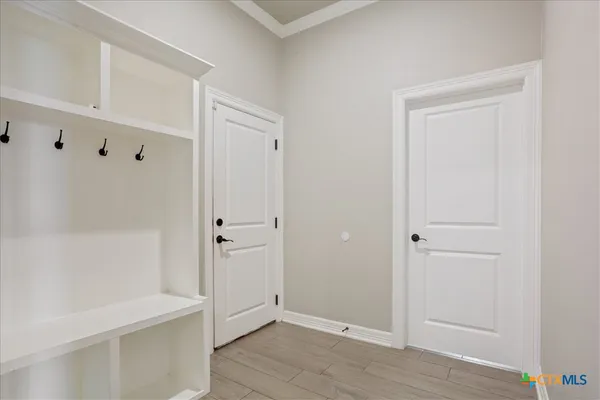 a view of an empty room