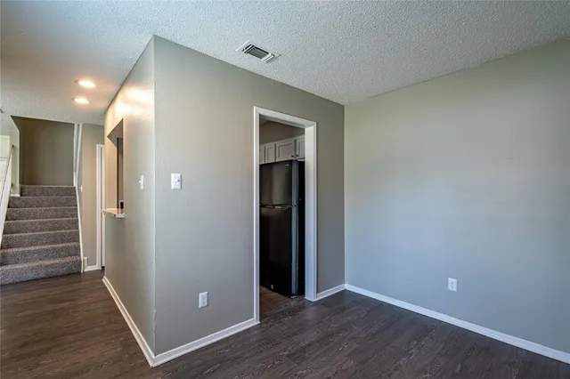 wooden floor in an empty room with wooden floor