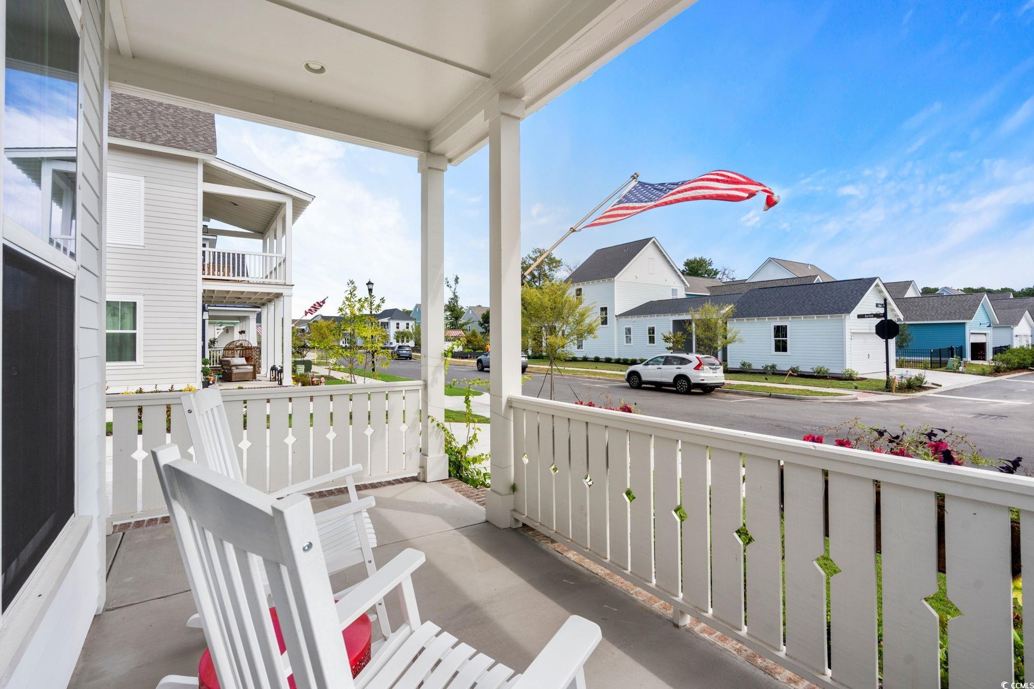 477 Ayrhill Loop Myrtle Beach, SC 29588 - Photo 2 of 39 Porch with a residential view