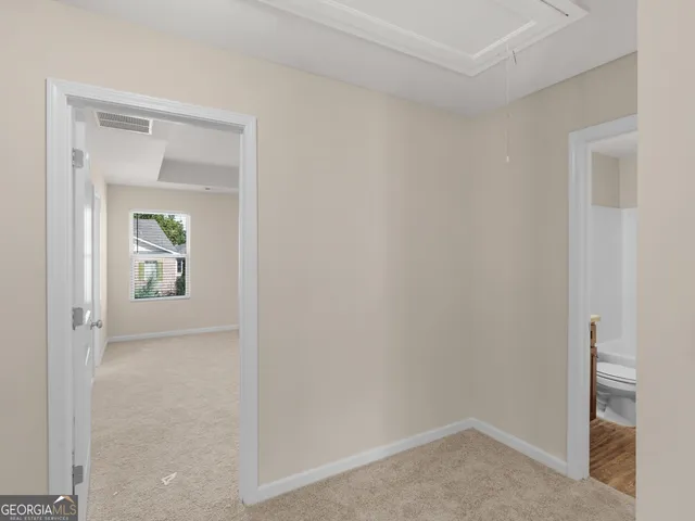 a view of an empty room