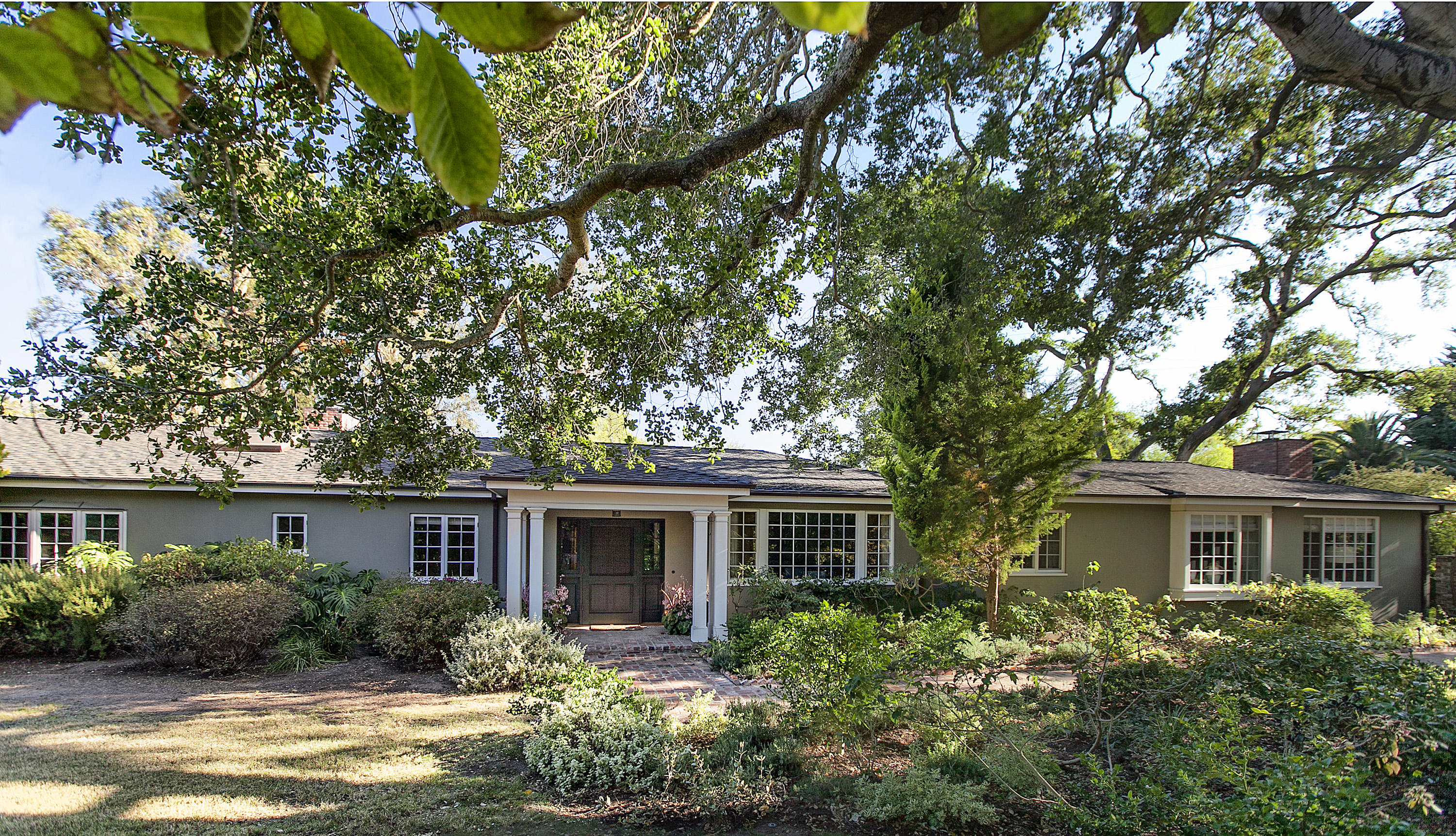 1422 East Valley Road Santa Barbara, CA 93108 - Photo 24 of 25 a front view of a house with garden