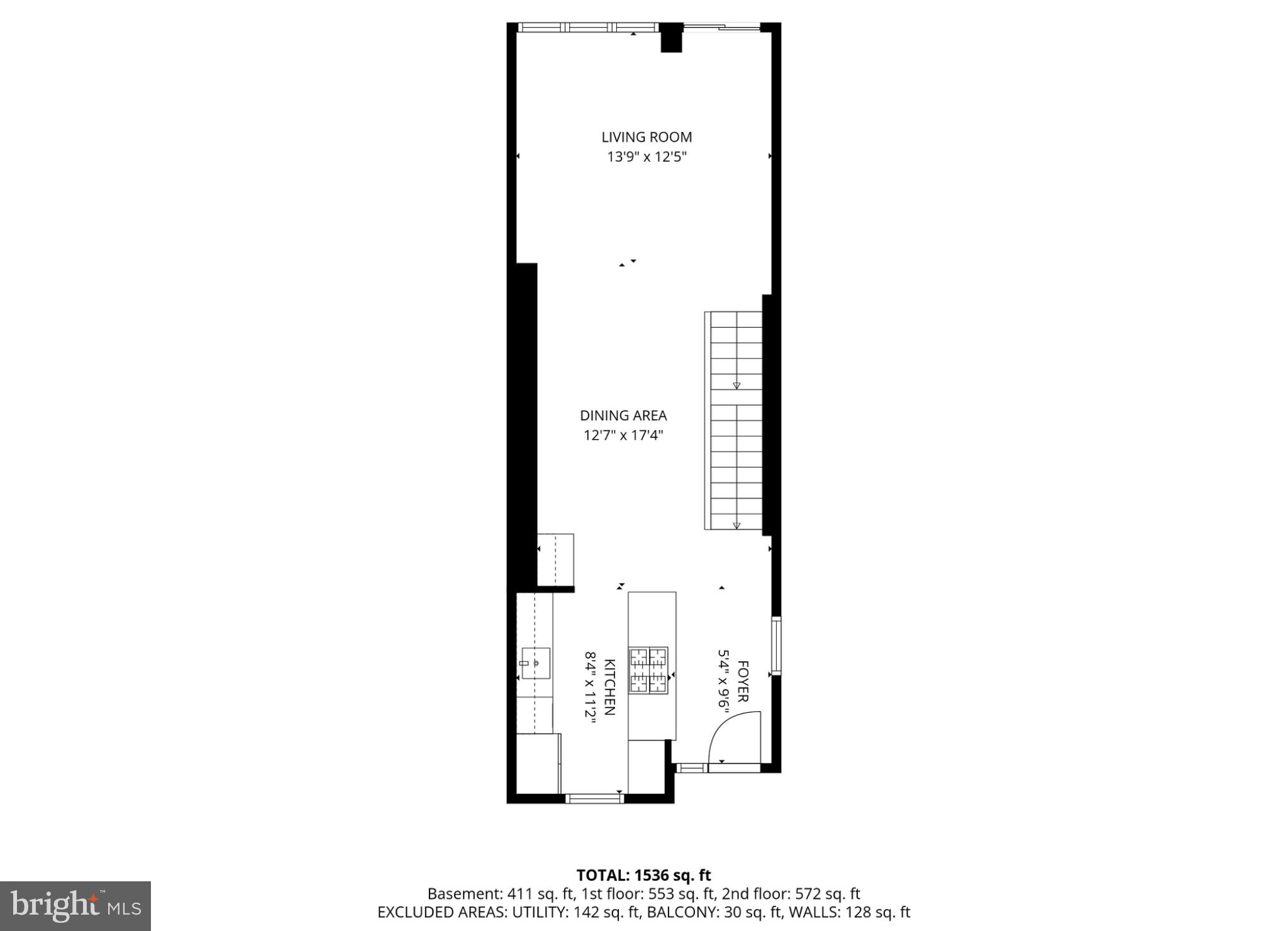 1273 Delaware Avenue Southwest Washington, DC 20024 - Photo 23 of 32 a picture of a floor plan