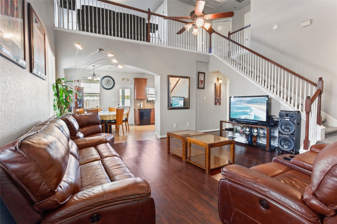 30 Supiro Drive Manvel, TX 77578 - Photo 5 of 30 a living room with furniture and wooden floor