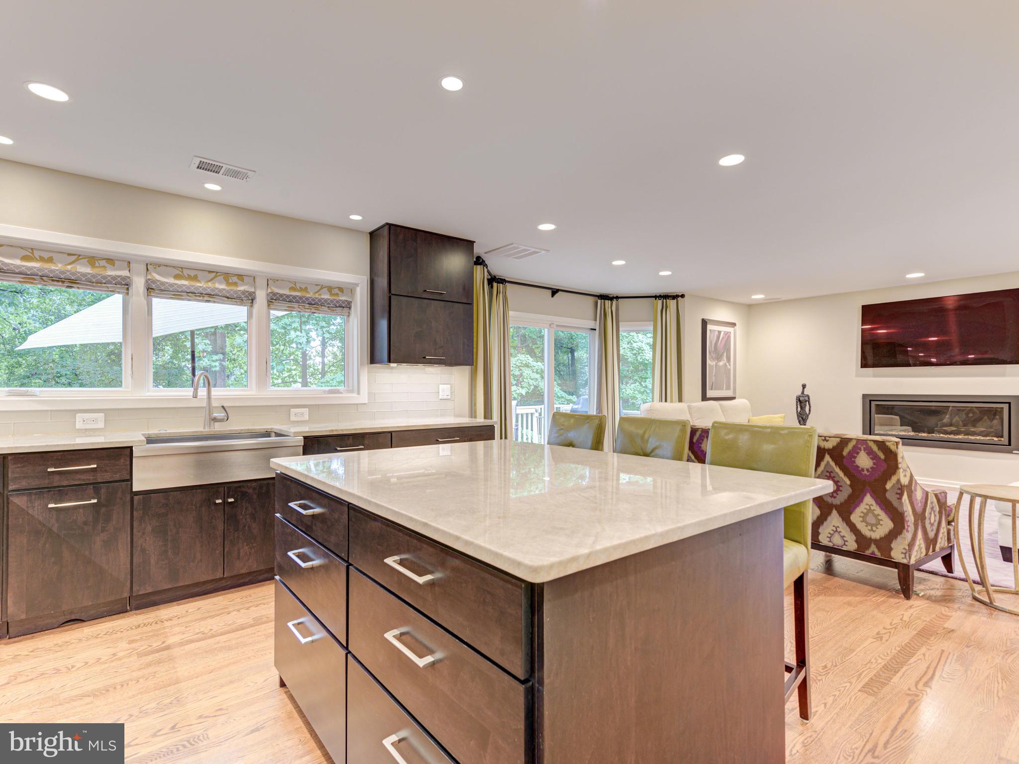 1422 Belcastle Court Reston, VA 20194 - Photo 26 of 85 Large center island overlooking the family room