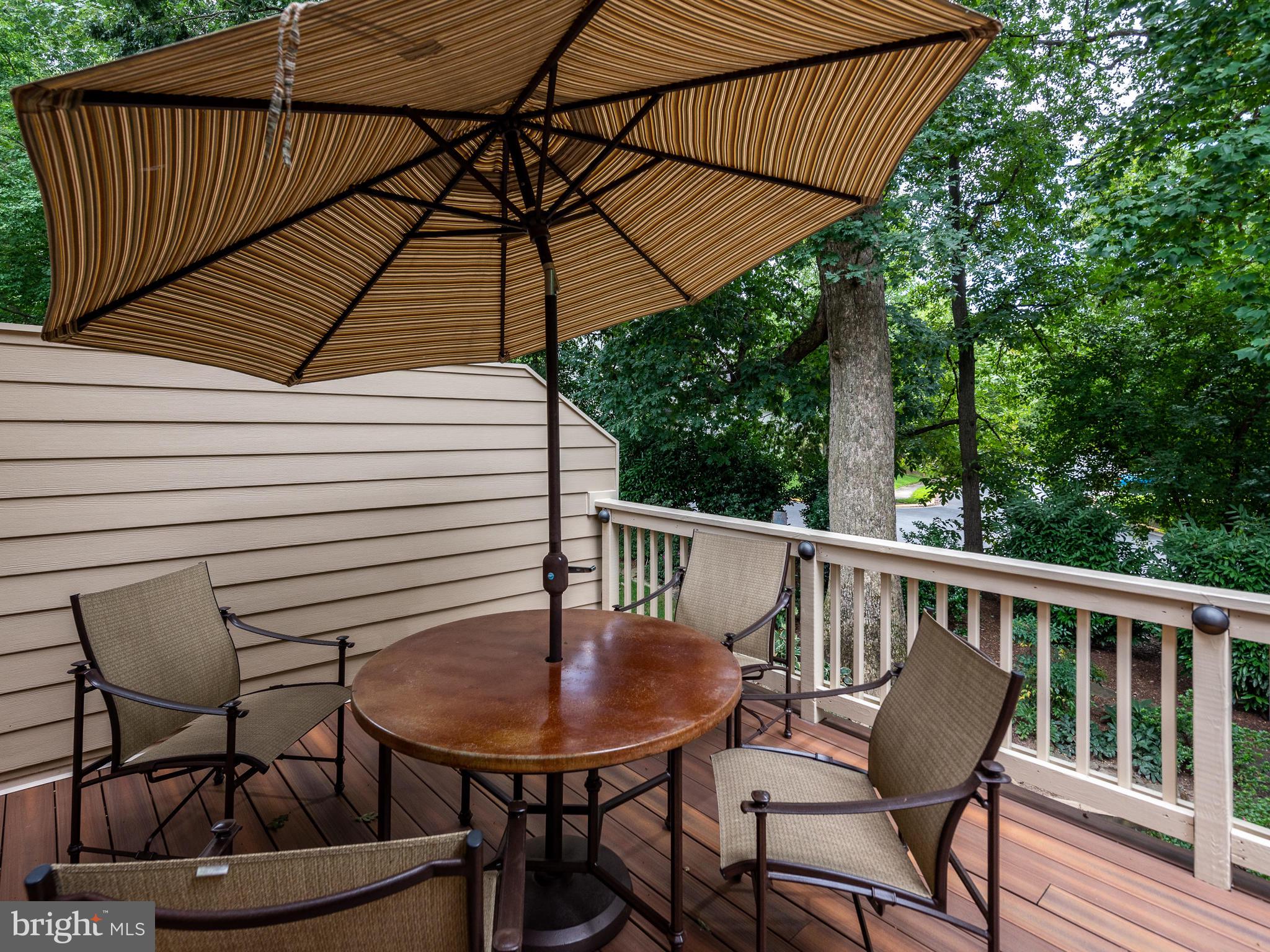 1422 Belcastle Court Reston, VA 20194 - Photo 73 of 85 Private deck overlooking wooded yard