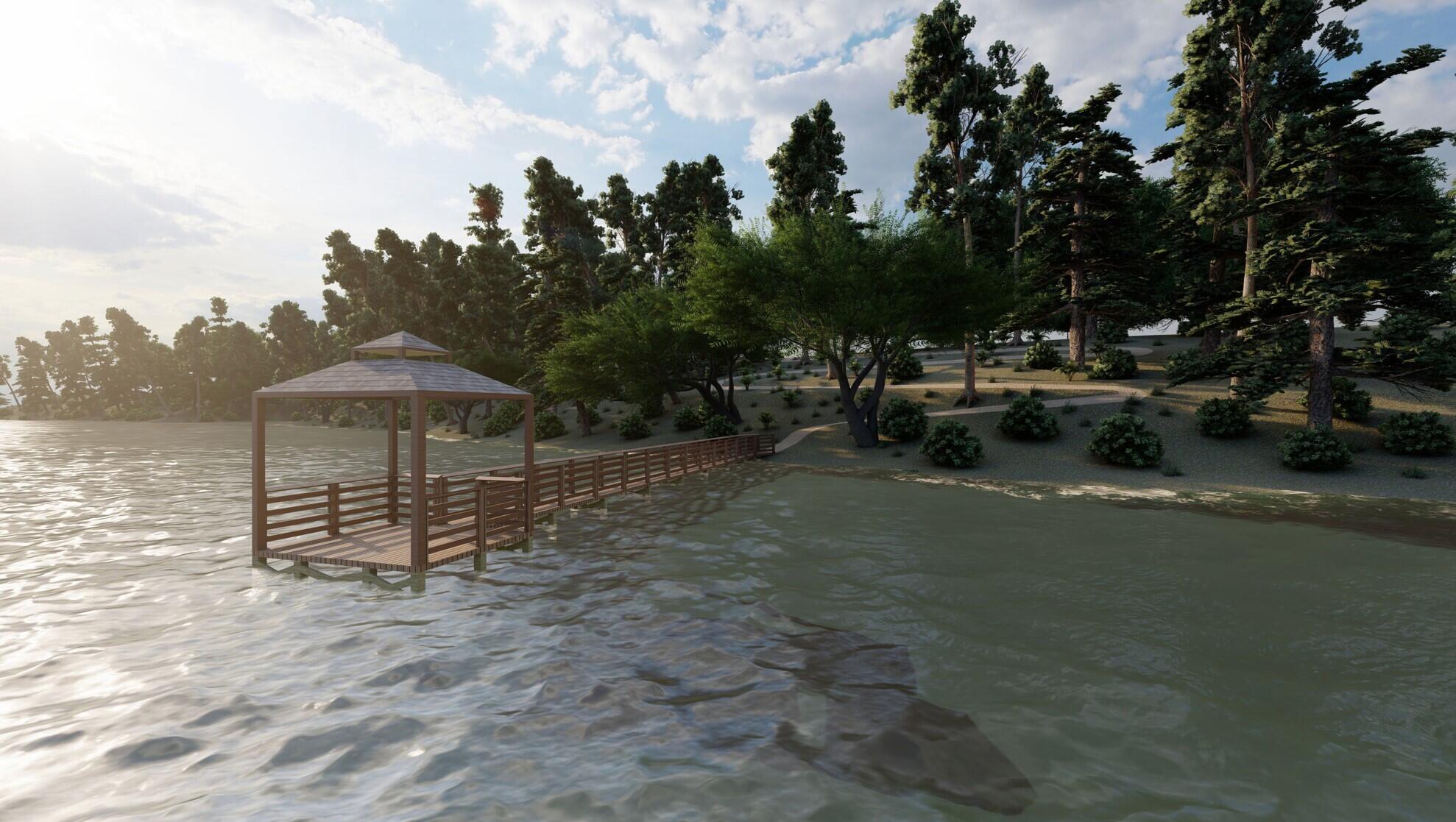 2008 Quiet Ibis Road Hanahan, SC 29410 - Photo 42 of 43 COMMUNITY DOCK RENDERING