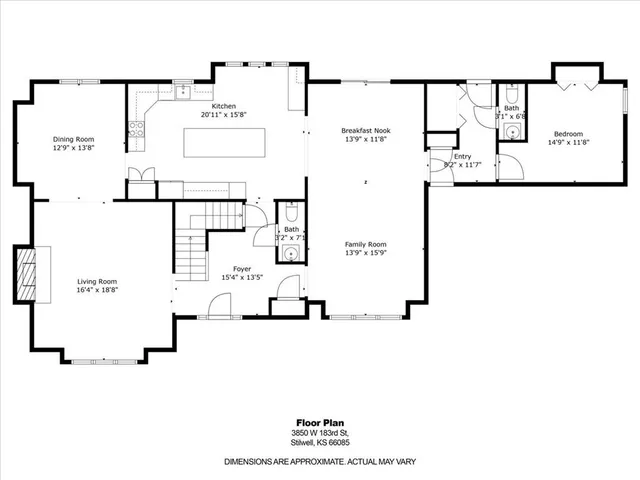 $799,900 | 3850 West 183rd Street, Stilwell, KS 66085
