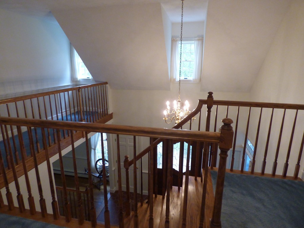 171 West Bare Hill Road Harvard, MA 01451 - Photo 26 of 30 a view of staircase with railing and a window