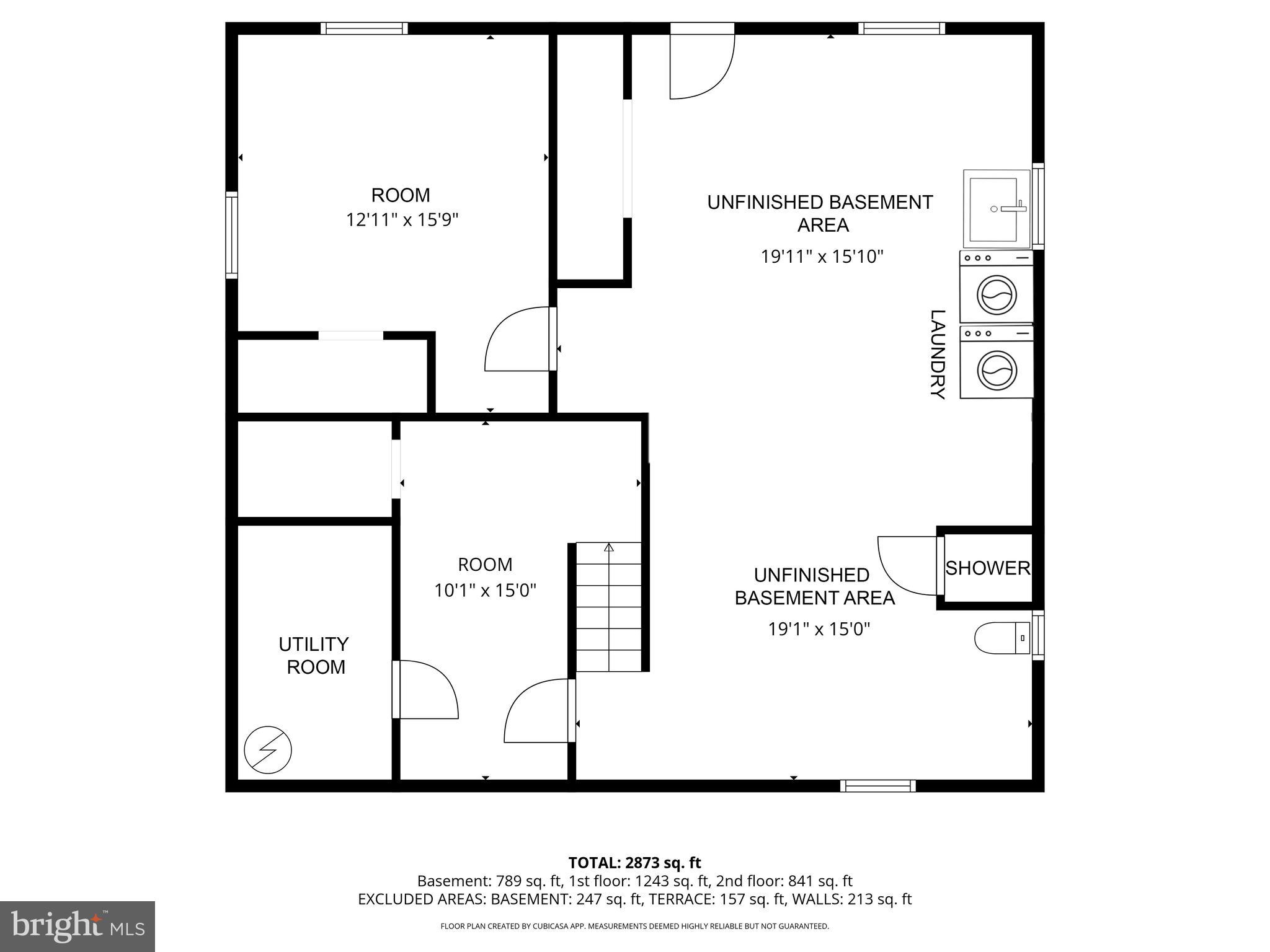3206 Lynch Road Baltimore, MD 21219 - Photo 70 of 70 Basement/Lower Level Floorplan