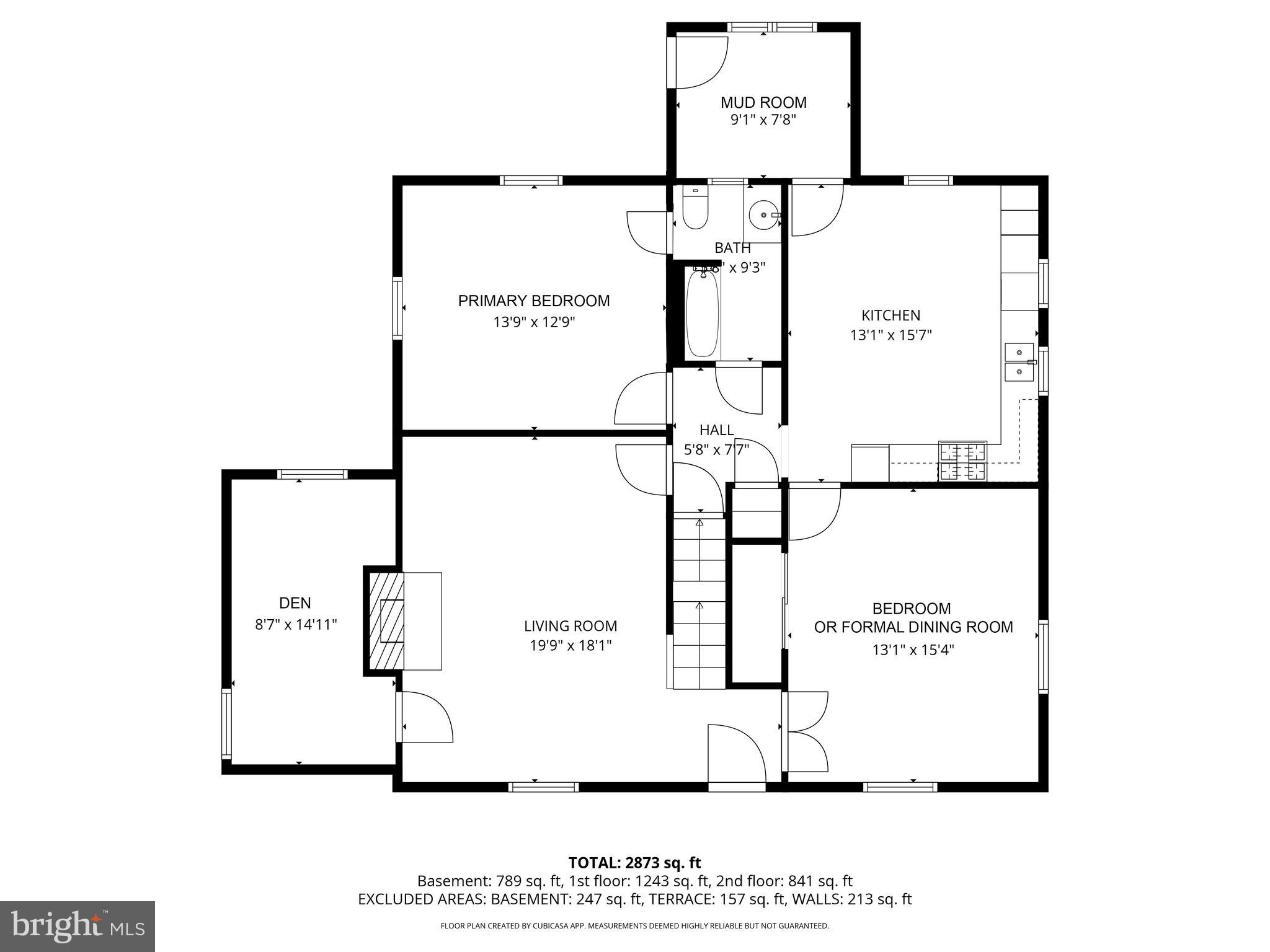 3206 Lynch Road Baltimore, MD 21219 - Photo 35 of 37 Main Level Floorplan