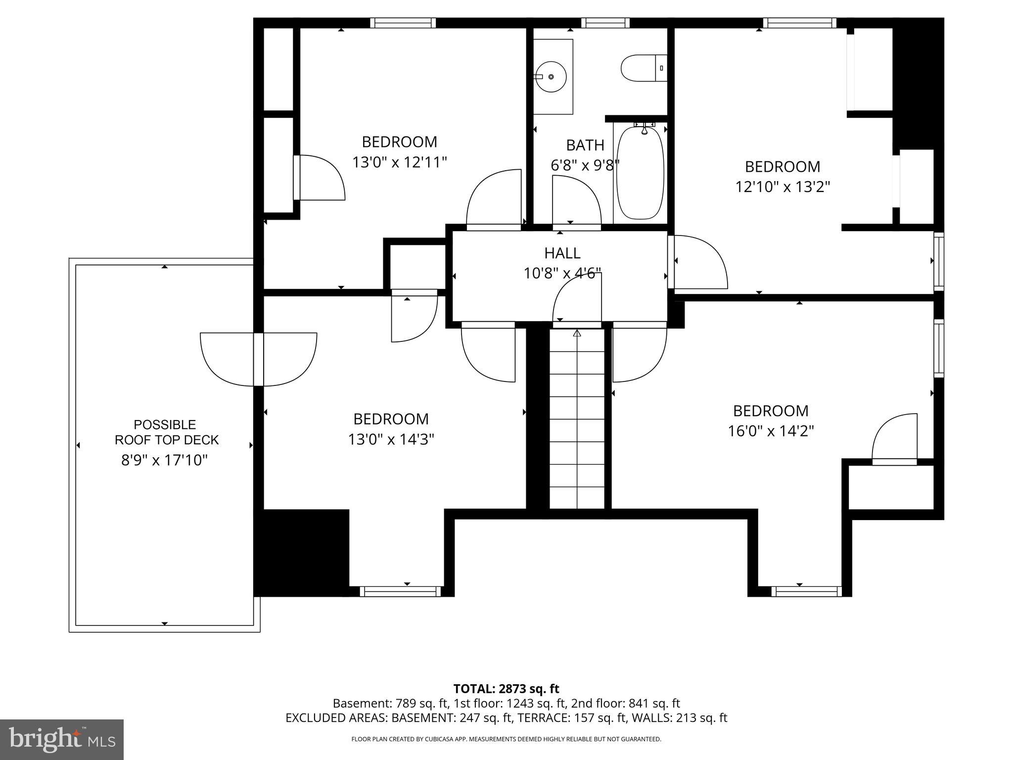 3206 Lynch Road Baltimore, MD 21219 - Photo 36 of 37 Upper Level Floorplan