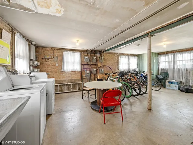 a view of storage and utility room