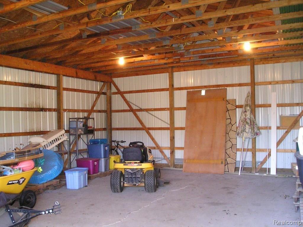 130 West Capac Road Imlay City, MI 48444 - Photo 18 of 20 Pole barn interior.