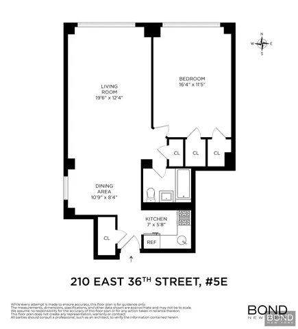 $4,200 | 210 East 36th Street, Unit 5E | Murray Hill