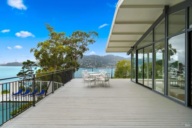 a view of balcony and deck