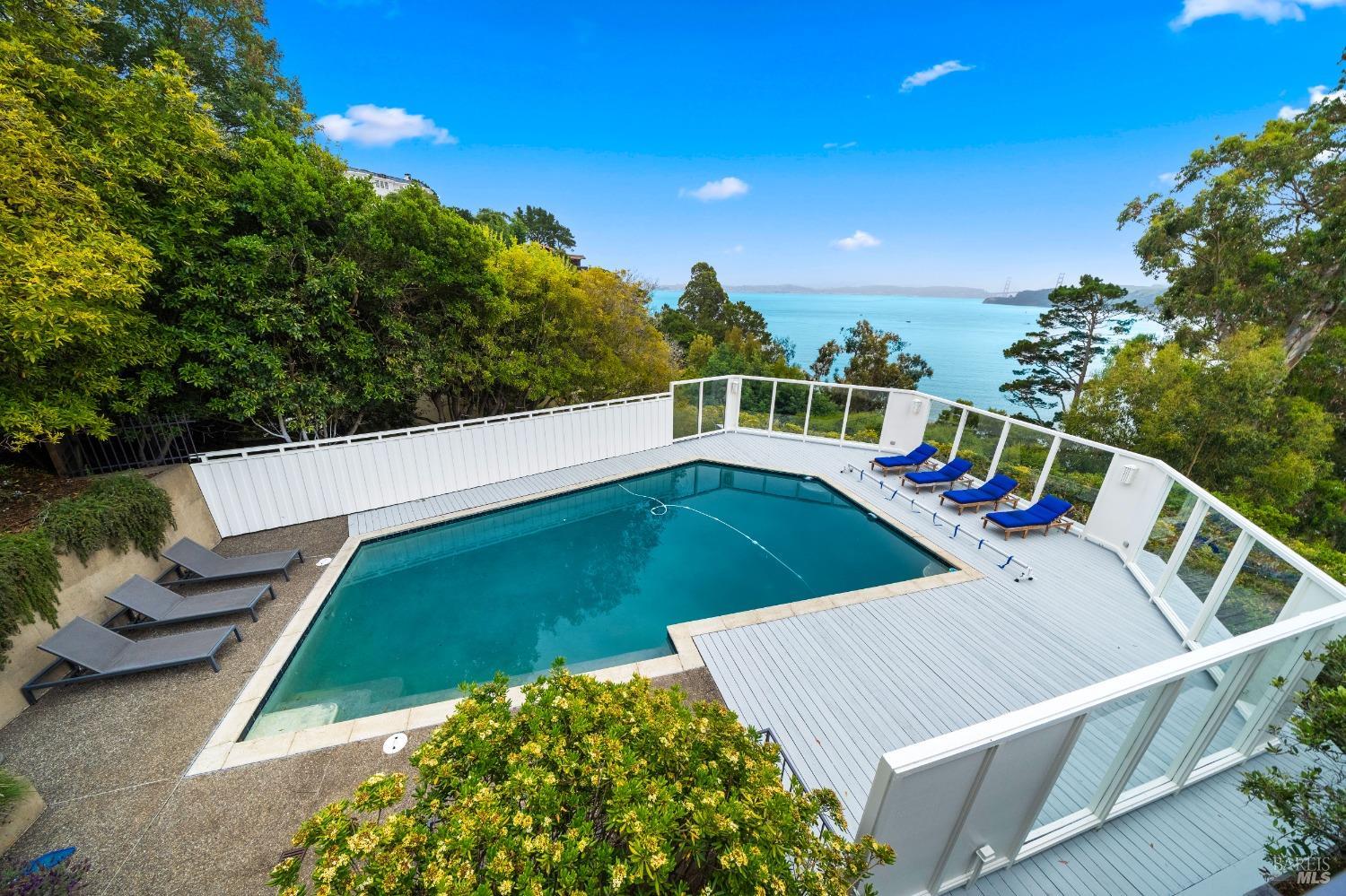 30 Eucalyptus Road Belvedere, CA 94920 - Photo 4 of 46 a view of an outdoor space and seating area