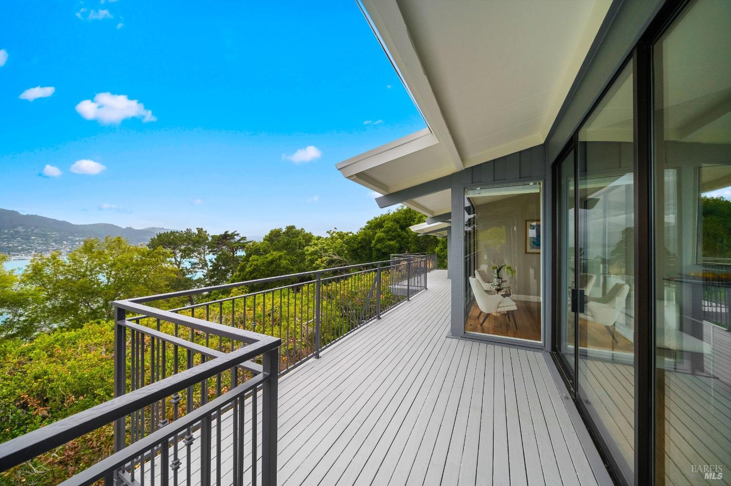 30 Eucalyptus Road Belvedere, CA 94920 - Photo 44 of 46 a view of a balcony with staircase