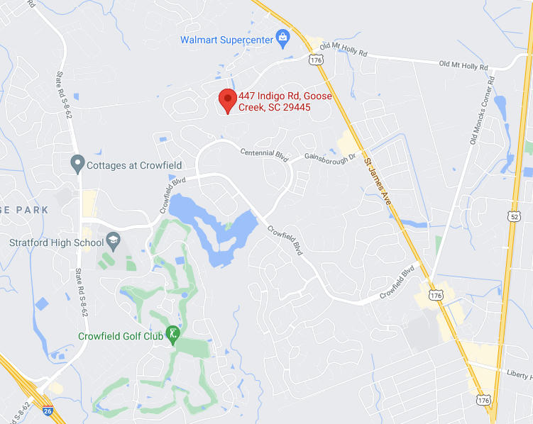 447 Indigo Road Goose Creek, SC 29445 - Photo 23 of 24 447 Indigo Rd Tight Map