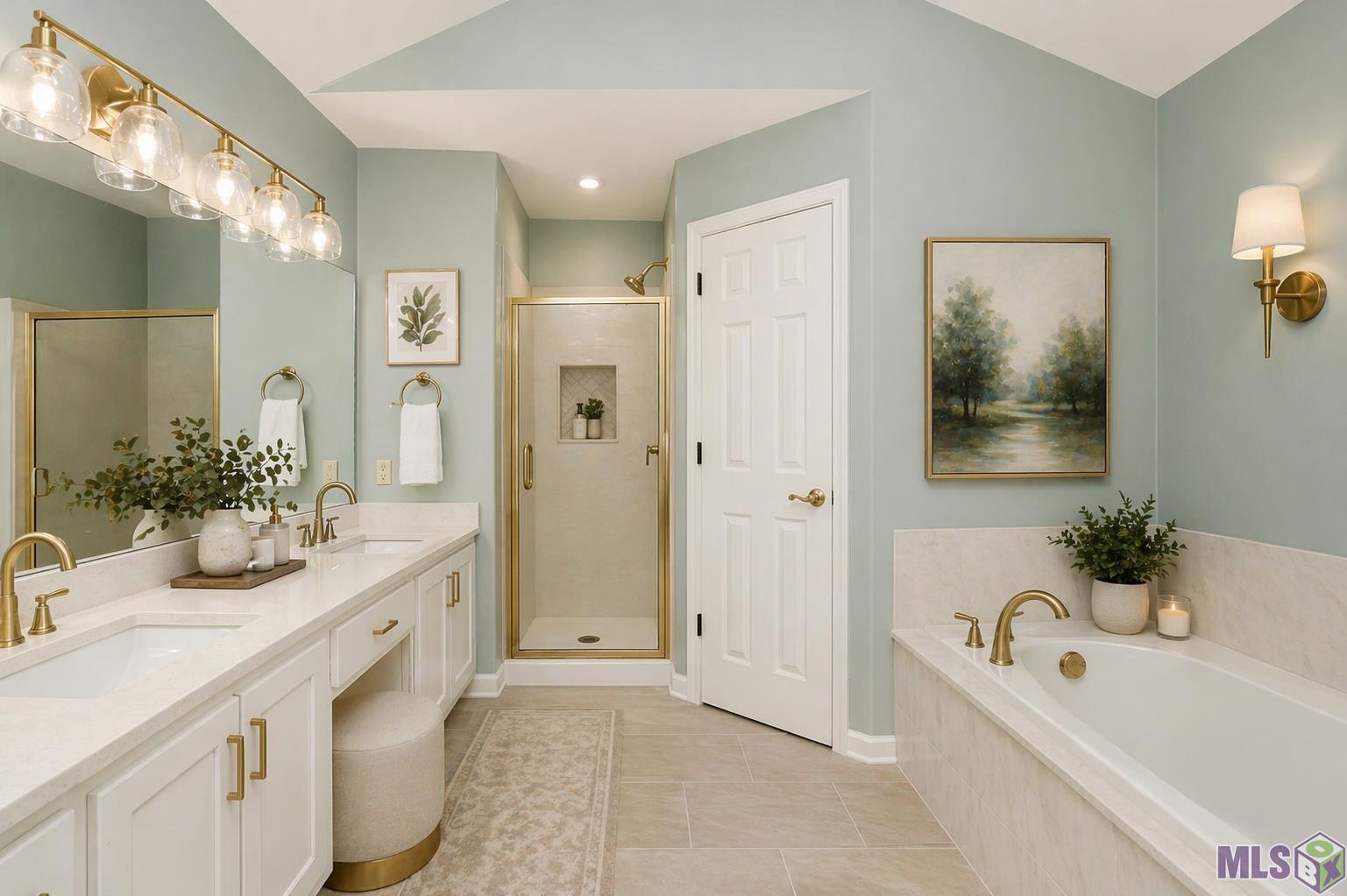 6057 Snowden Drive Baton Rouge, LA 70817 - Photo 22 of 51 Primary Bathroom Virtually Staged